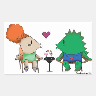 Godzilla Rectangular Sticker