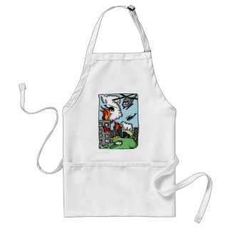 Godzilla's lanch time! standard apron