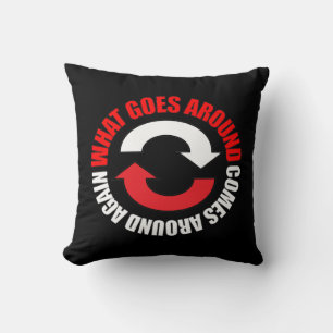 Goes Around Pillow