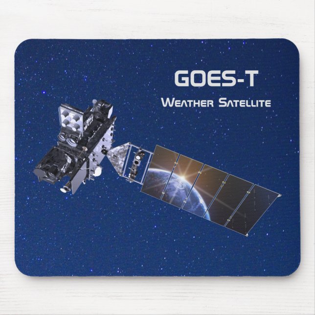 GOES-T Weather Satellite Mouse Mat (Front)