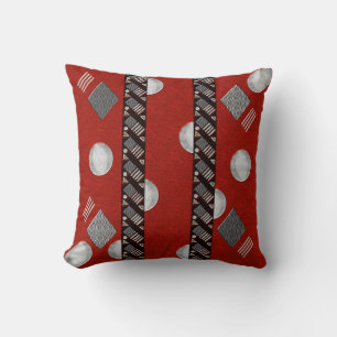 Goes Together (Red, Black and Grey) Cushion