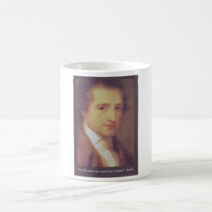 Goethe "Love Or Flatter" Love Quote Gifts Tees Mug