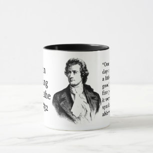 Goethe quote on life mug