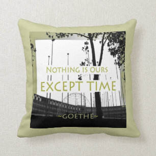 Goethe Quote Pillow