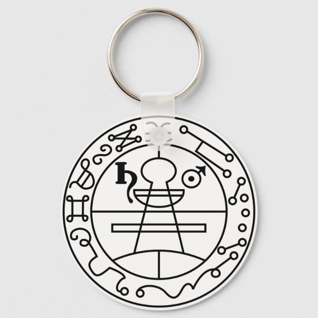 Goetia Seal of Solomon Key Ring (Front)