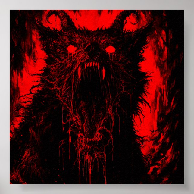 GOETIC FACEPEELER | Matte Paper Print (Front)