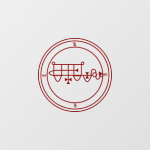 Goetic Sigil of Bune (Bim) Window Cling