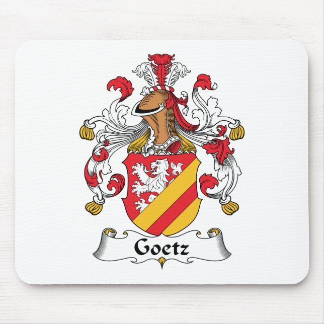 Goetz Family Crest Mouse Mat (Front)