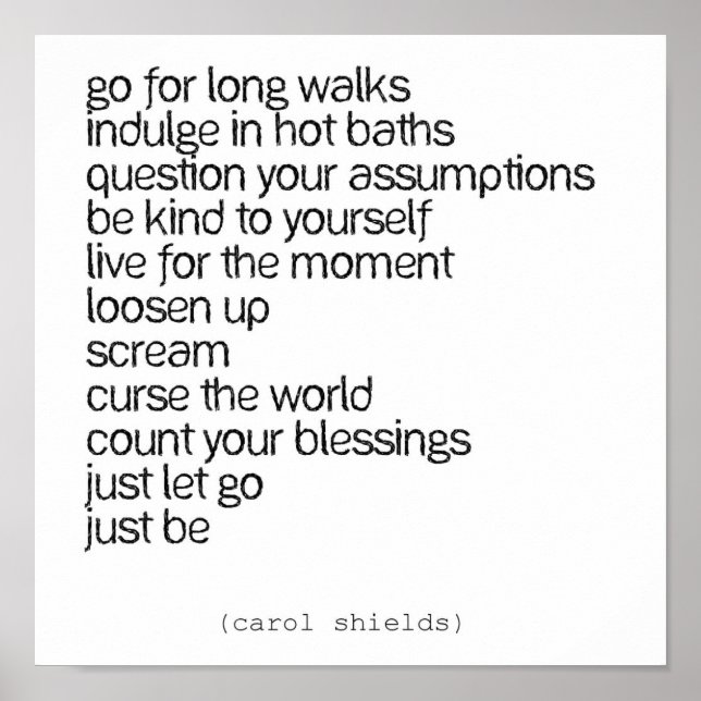 Gof For Long Walks Poster (Front)