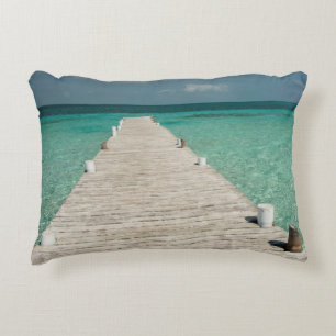 Goff Caye, a popular Barrier Reef Island Decorative Cushion