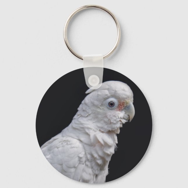 Goffin's Cockatoo Keyring (Front)