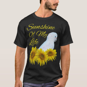 Goffins Cockatoo Parrot Sunshine Sunflower T-Shirt