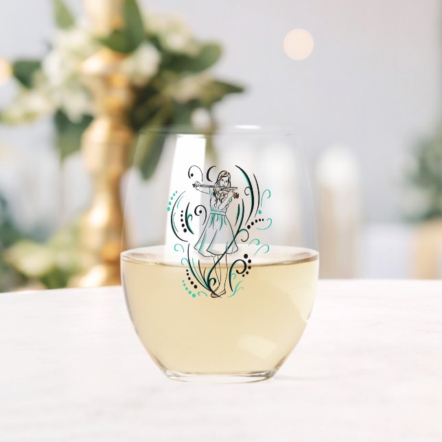gogelpiephou stemless wine glass (Insitu (Wedding))
