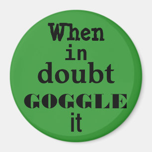 GOGGLE MAGNET