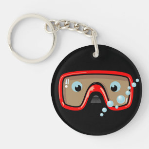 Goggles Personalised Key Ring