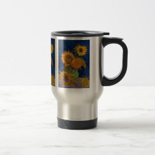 Gogh , 5 Sunflowers Travel Mug