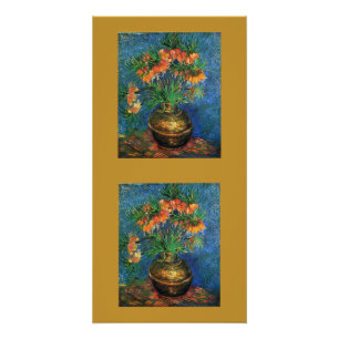 Gogh Fritillaries In Vase Blossoms Peace Love Art Poster