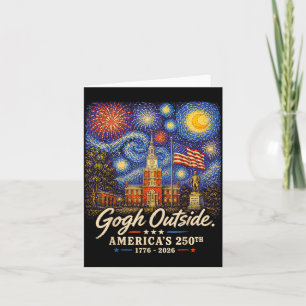 Gogh Outside 250th Anniversary 1776 2026 Paint The Card