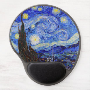 Gogh , "Starry Night" Gel Mouse Mat
