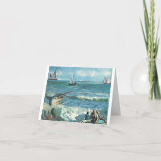 Gogh to Sea - Thank You Card