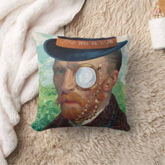 Gogh With The Flow Throw Pillow