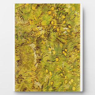 Gogh Yellow Blossoms Whimsical Wedding Personalise Plaque