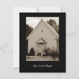 Goin' to the Chapel Invitation