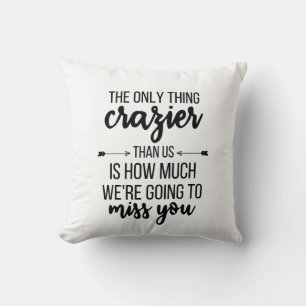Going Away Gift, Boss Leaving, Best Friend Gift,  Cushion