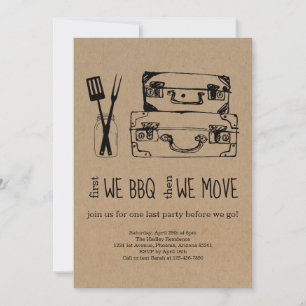 Going Away Party BBQ Invitation