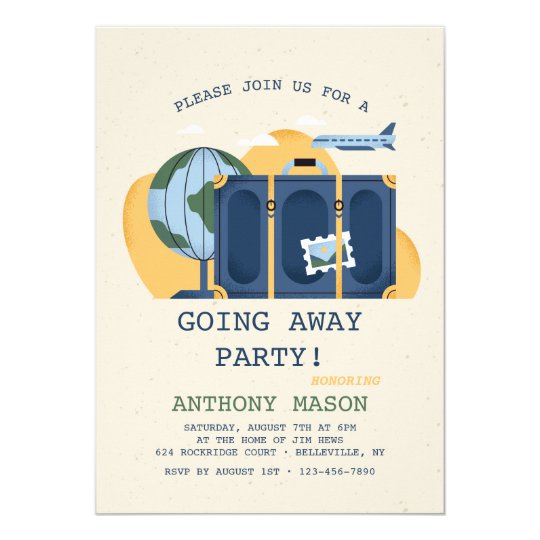 Going Away Party Invitations | Zazzle.co.uk
