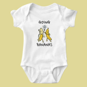 Going Bananas Dancing Bananas Baby Bodysuit