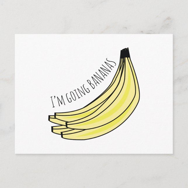 Going Bananas Postcard (Front)