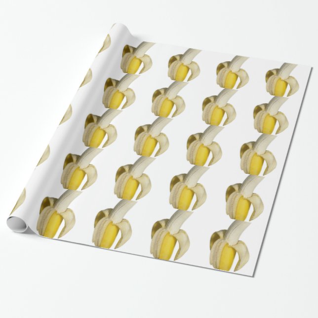 Going bananas wrapping paper (Unrolled)