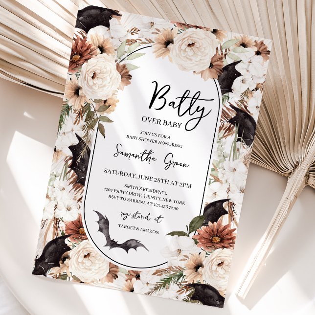 Going Batty for Baby Shower Invitation (Creator Uploaded)
