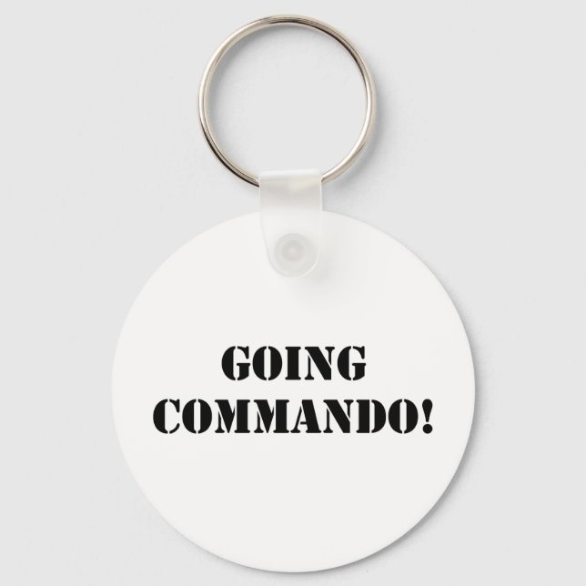 Going Commando Key Ring (Front)