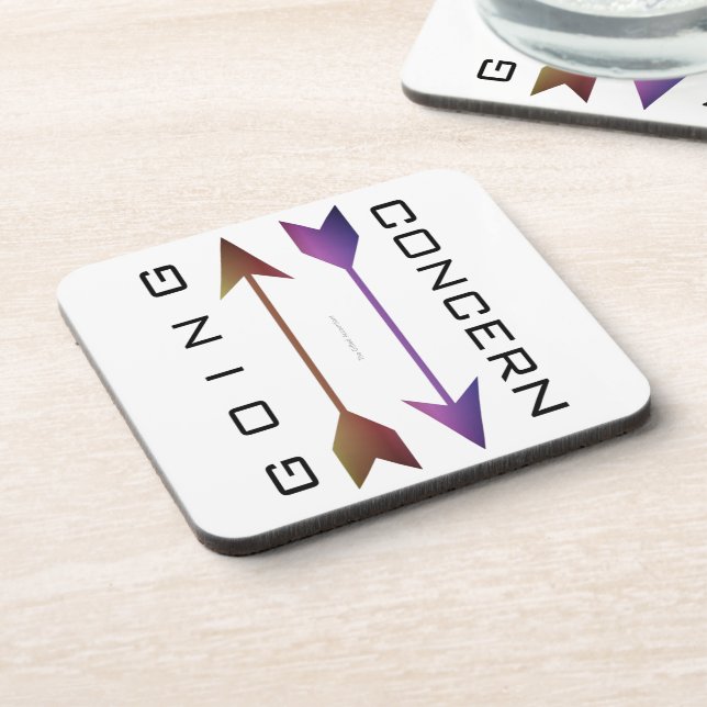 "Going Concern" Coaster (Left Side)