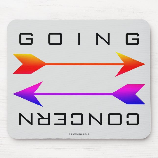 "Going Concern" Mouse Mat (Front)