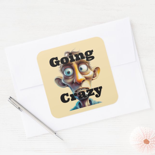 Going Crazy Sticker (Envelope)