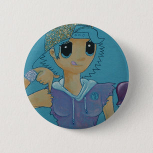 Going Down 6 Cm Round Badge