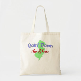 Going Down the Shore New Jersey Beach  Tote Bag