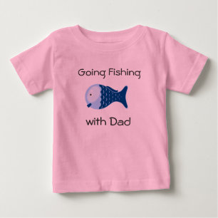 Going Fishing with Dad Toddlers Shirt