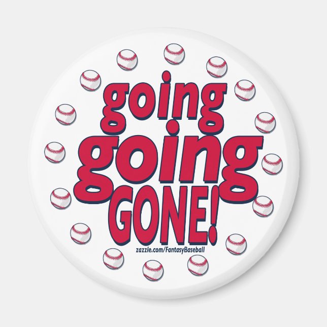 Going Going Gone! Magnet (Front)