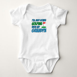 Going Golfing With Grandpa Grandchild Baby Bodysuit