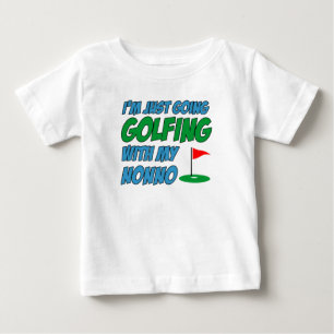 Going Golfing With Nonno Italian Grandchild Baby T-Shirt