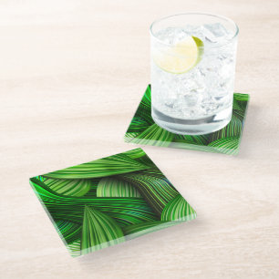 "Going Green" Glass Coaster