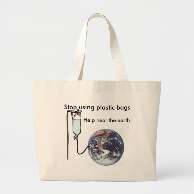 Going Green in the Grocery Store Bag (Front)