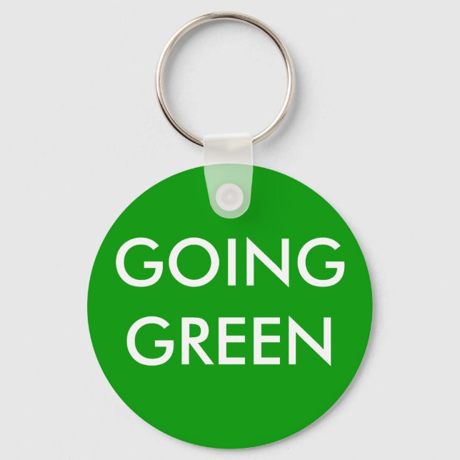 GOING GREEN KEY RING (Front)