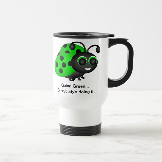 Going Green Ladybug Mug (Right)