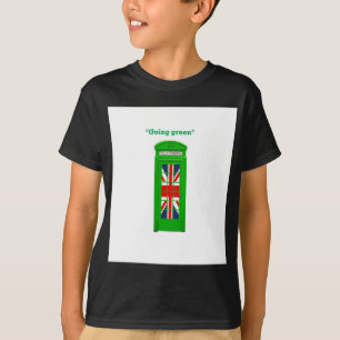 "Going green" London phone box T-Shirt