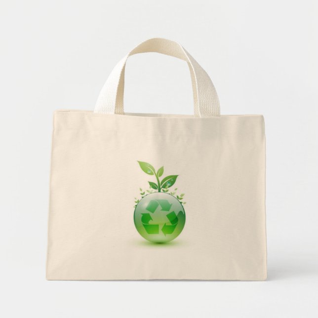Going Green Mini Tote Bag (Front)